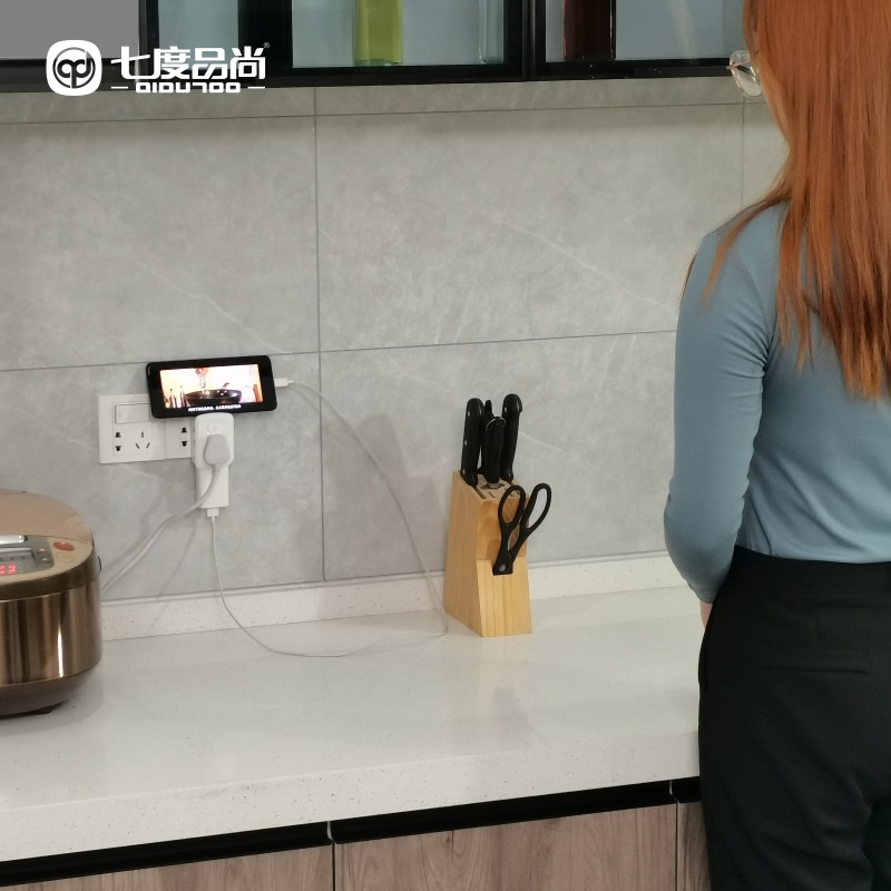 极速一转二大功率转换器插头三孔转二孔带开关无R线扩展家用免插
