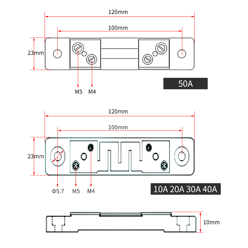 极速FL-1 0.5级75mV直流电流表外附分流器FL-1 1R0A20A30A50A