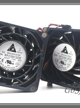 极速DELTA/PFC0912DE12vV4.32A9.2cm38MM4PINPWM伺服器暴力