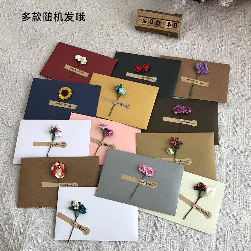 极速复古文艺信封信纸套装告白情书彩色信封O袋情人节写信生日礼