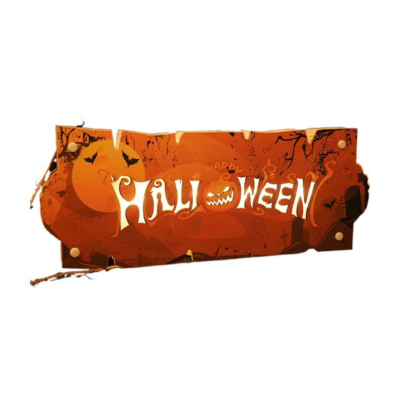极速Halloween decoration Doorplate Listing NAtmosphere Night