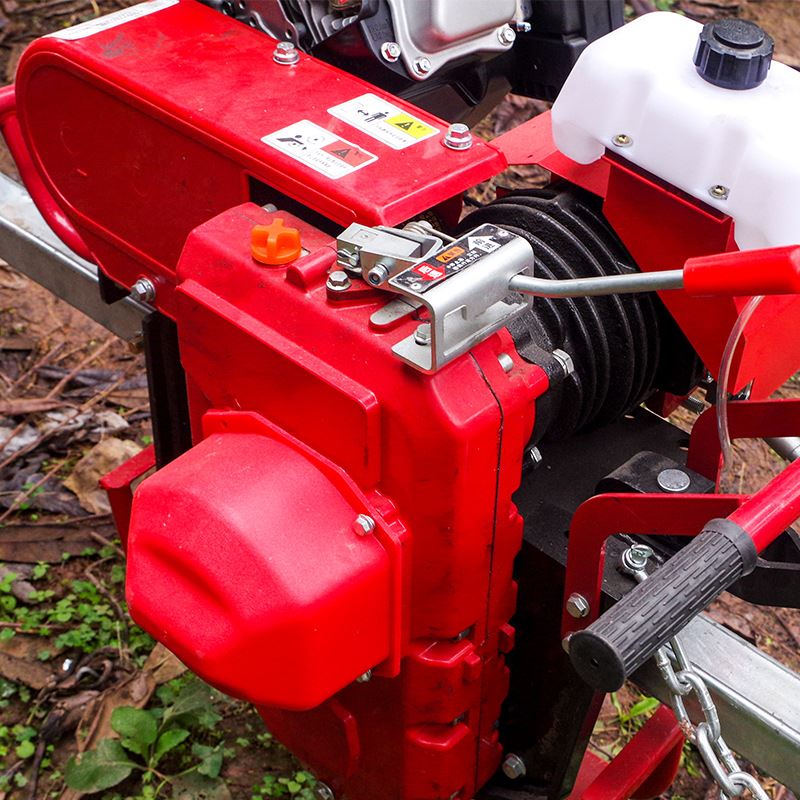 极速山地单轨果园运输车爬坡汽y油农用爬山自走式轨道运输机输送