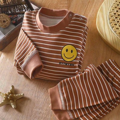 极速儿童秋衣f卫生裤德绒发热衣裤男童女童家居服春秋冬儿童睡衣