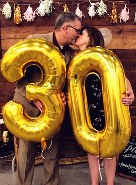 极速16/32/40g inch Big Size Rose Gold Sliver digital number