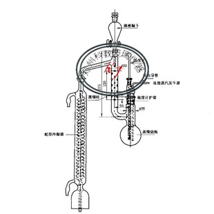 極速單氟蒸餾裝 250ml儀器連接標(biāo)準(zhǔn)磨口連接 l置