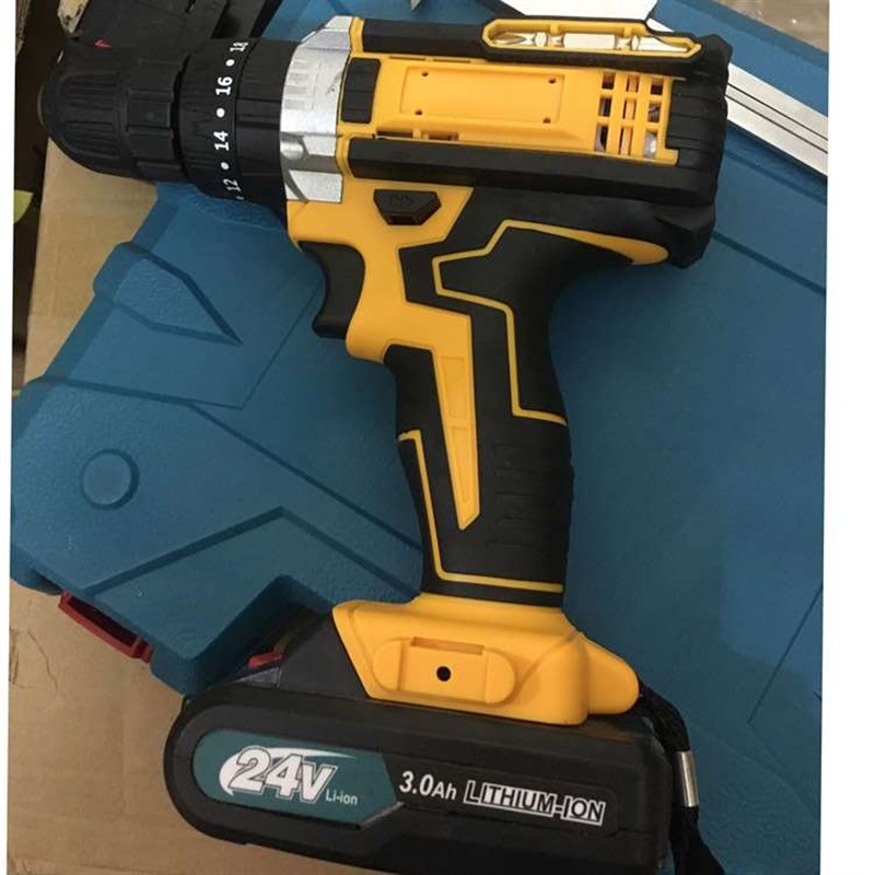 极速21v/24v充电式电钻电x动螺丝起子批起子机多功能家用工具锂电