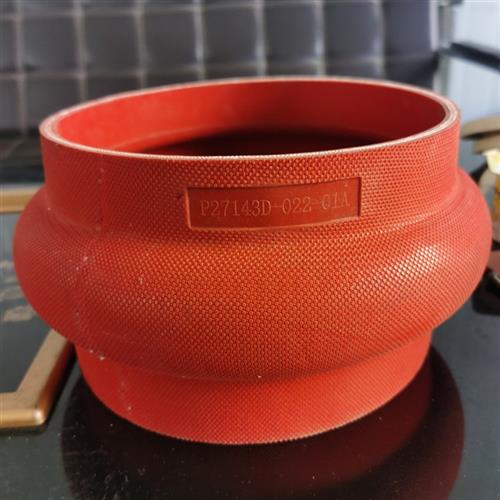 极速新品电厂过煤灰h硅胶软连接灯D笼式软连接管道伸缩波纹卡箍式