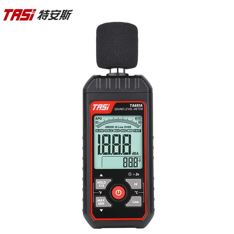 极速噪音计TA651家用噪声测试仪测声音噪声测试仪 分Z贝仪声级计