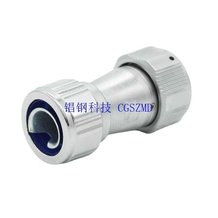 WY28J7TP 2金属软管接头航空插头连接器 2-3-4-9-10-12-19芯