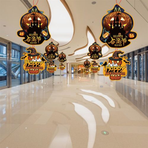 极速Paper Haliloween Hanging Ornament Atmosphere Decoration