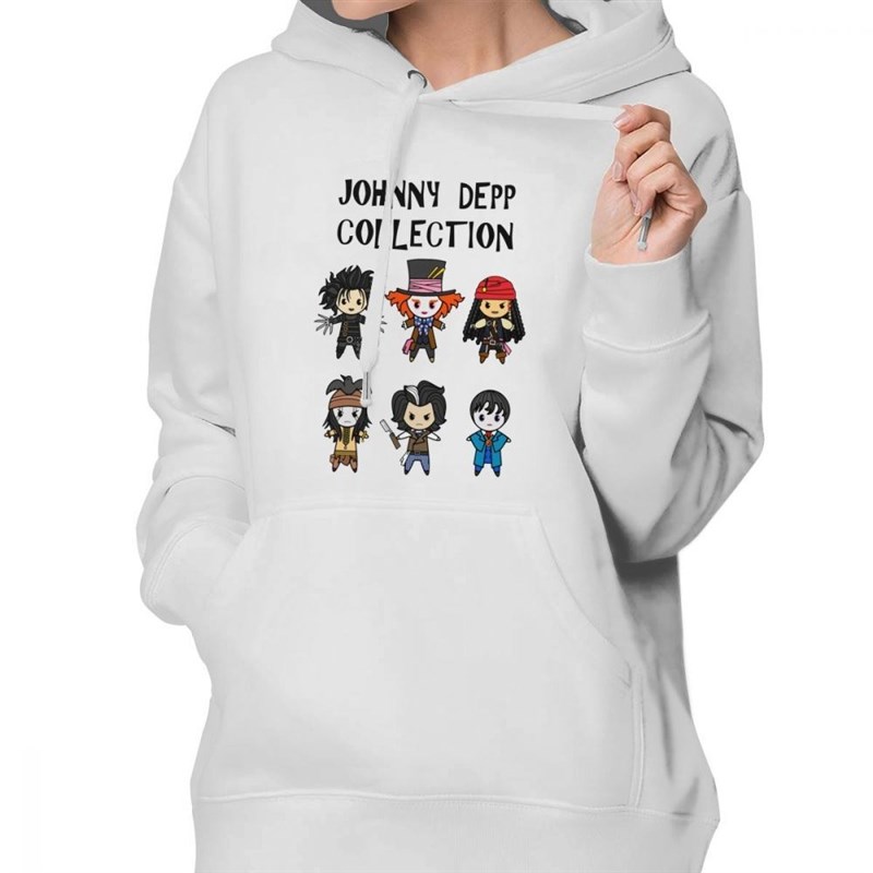 极速Johnny Depp kHoodie Depp Collection Hoodies Graphic Simp