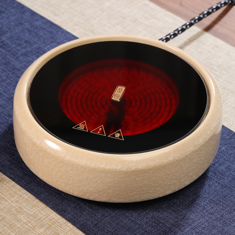 极速陶瓷快煮壶家用智能温控煮茶器耐高温防水防R爆烧水炉古法黑