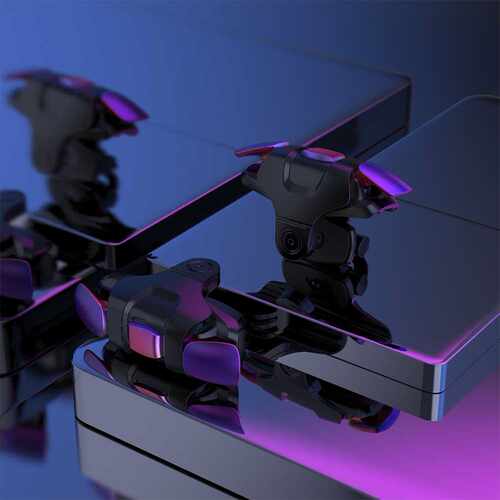 极速Game Electronics Exterior DecCoration Parts 2pcs Metal G