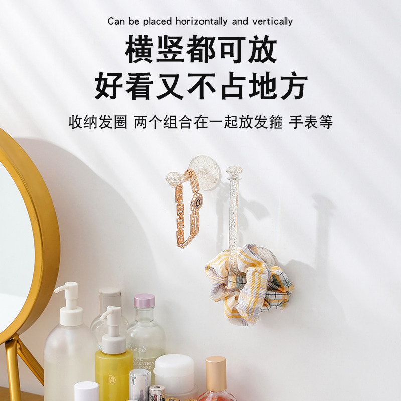 极速发箍发圈收纳架神器壁挂发带头绳F首饰展示架壁挂式墙面免打