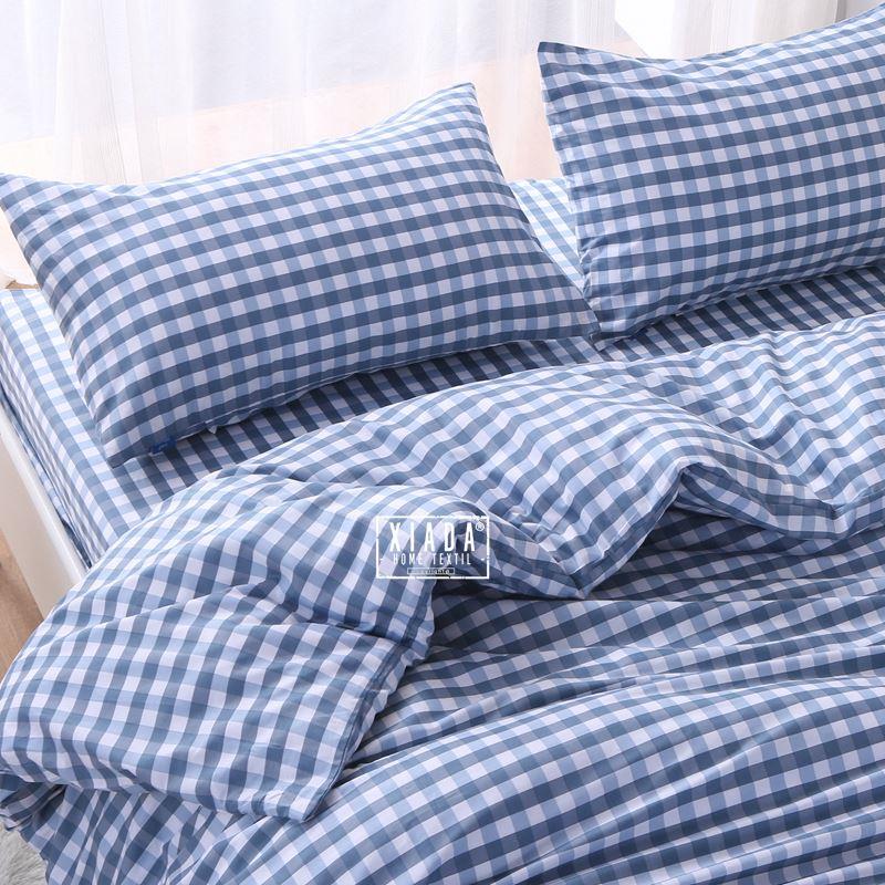 极速格子床单单件 简约日式1.2m1.5mE1.8m2.0米双人炕床单人学生