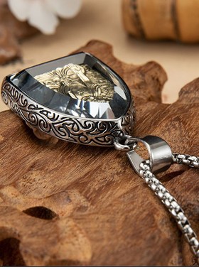 极速本命年佛牌j十二生肖守护神钛钢项链吊坠挂件男女大日如来观