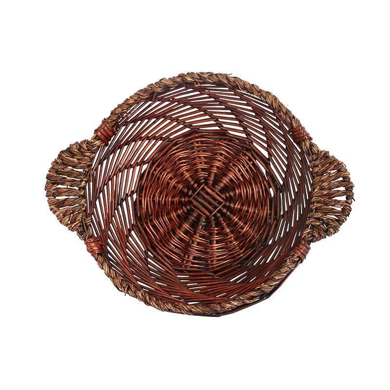 极速草编砂锅h石锅托盘煲仔饭托防烫藤编篮商用砂锅垫隔热煲仔托