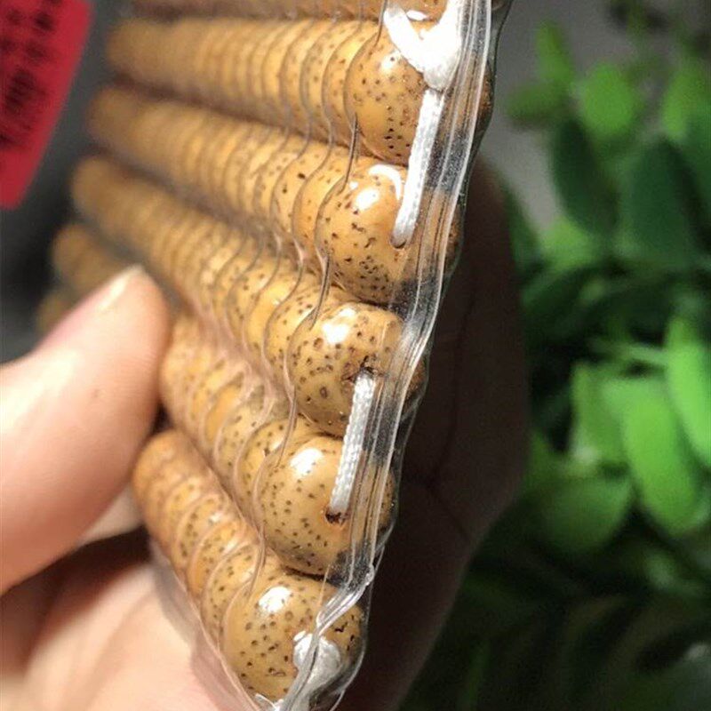 极速星月菩提子陈籽素珠108颗正月手串手M錬桶珠圆珠念珠海南原籽