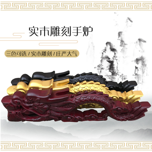 极速佛具用品法i器用品香具法会佛事焰口法师手持木雕手炉香炉