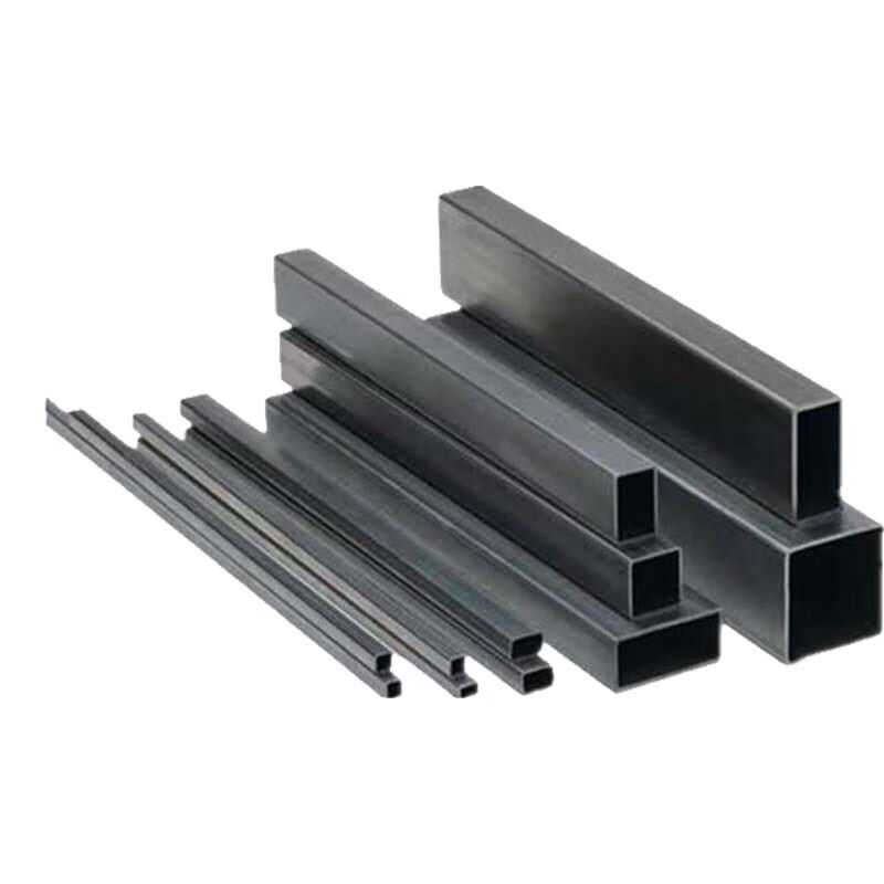 极速屹选工品黑h色矩形管厚壁直角方通焊接铁方管黑方管黑矩管20*