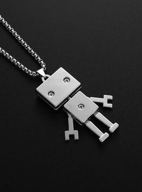 极速Hip hop fashion Yilu haxs your couple astronaut Necklace