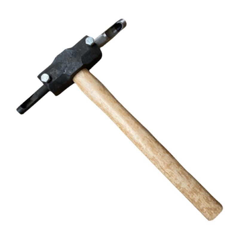 极速椴木种c植香菇树打孔锤 打洞器 镶钻头菌木耳点种接种工具双