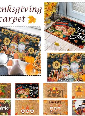 极速Thanksgiving Entrrance Door Outdoor Halloween Doormat