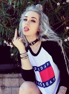 极速白色牛皮男士皮项链个性大环项圈韩版K真皮颈链铆钉潮女脖链