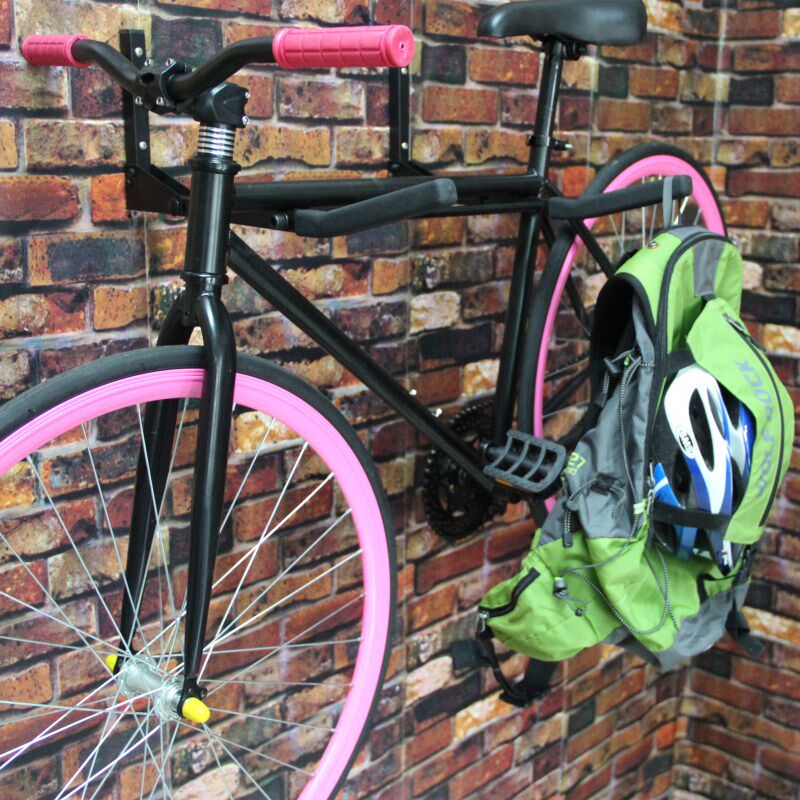 极速自行车墙e壁挂架 停车架 单车停放架 室内挂车架 山地车壁挂