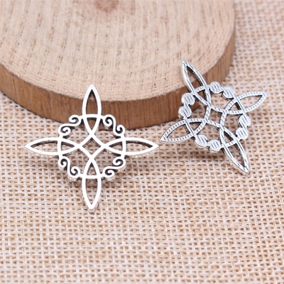 极速10pcs Witch Knot Chatrm Vintage Celtic Knot Amulet Stain