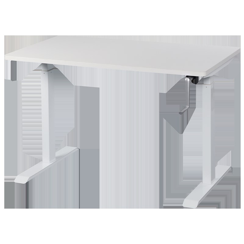 极速手摇升降桌腿支脚架子电脑家用手动学K习生书可站立式办公室