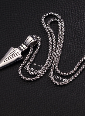 极速Hobt Fashion Feather Men Pendant Necklace Punk Vintage