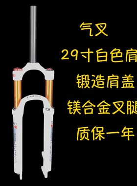 极速自行车前叉气叉26q27529寸阻尼镁铝合金超轻直管锁死避震