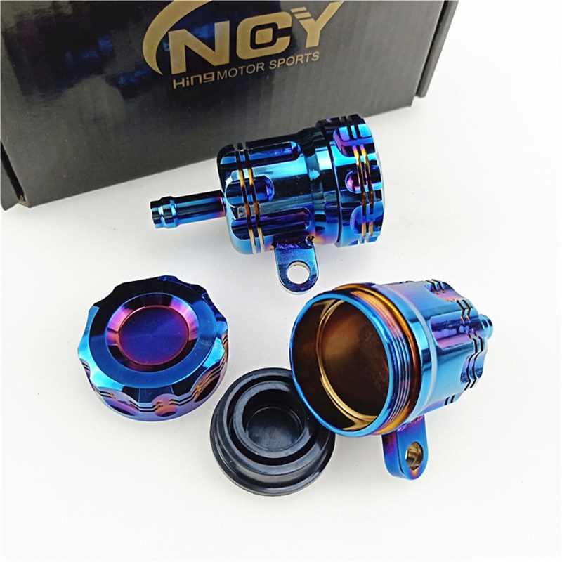 极速2023电动车铝合金烧钛油壶B煞车上泵机车改装透明直推上泵配