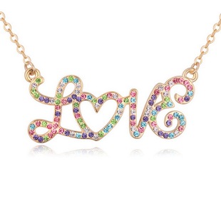 极速【珠黛饰品】进口水晶项链--S重温旧梦 四色