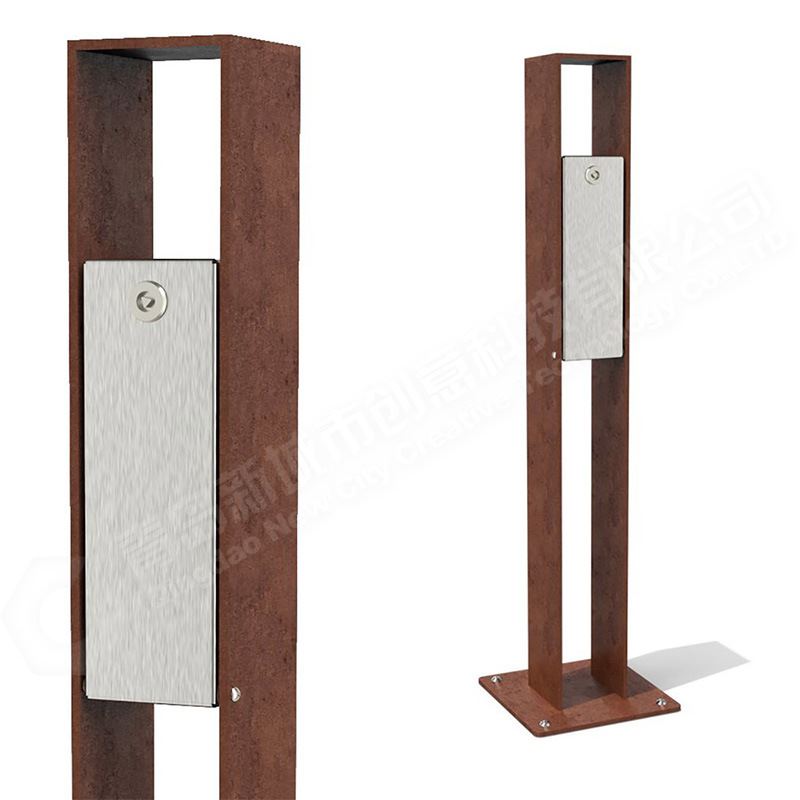 极速直销户外灭烟筒不锈钢烟蒂柱熄烟F柱烟灰缸广场Q风景区公共吸