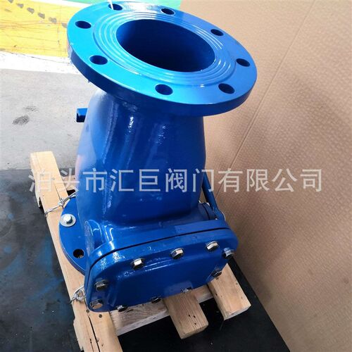 新品新品微阻缓闭止回阀 HH44X 球墨铸铁止回P阀 防水U锤法兰单向