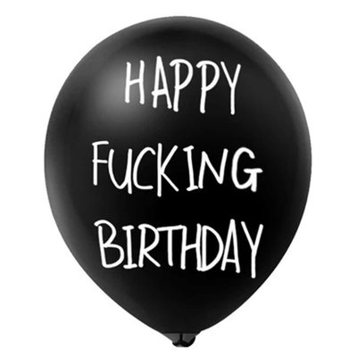 极速10Pcs Abusive Balloons Funny Abusive BirOthday Party Lat