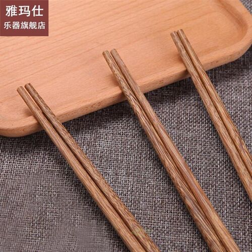 极速10 Pairs Chinese Natural Wooden Chopsticks HeaUlth Witho