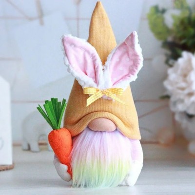 极速Easter Faceless Gnome Rabbit DollH Home Party Decoration