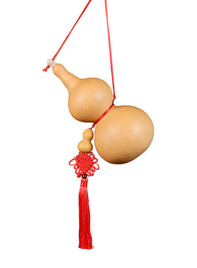 极速开口葫芦挂件空心大号天然木B葫芦摆件门对门招玄关带籽卧室