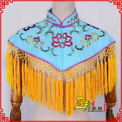 新品正龙戏装女兵衣云肩戏剧戏曲服装舞台演出花R旦小旦服装女兵