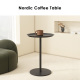 新品 极简小茶几侘寂风沙发u边几创意咖啡桌休闲阳台小圆桌角几小