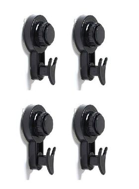 极速4Pcs Suction Cup Hootks, Removable Twist Heavy Duty Vacu