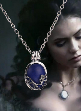 极速The Vampire Diaries necklace viFntage Katherine pendant