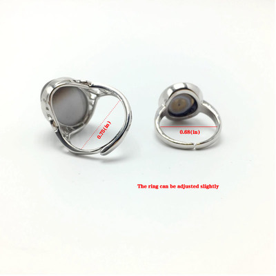 极速Mens Gothic Evil Eye Ball Design Charm onyxT Ring Punk