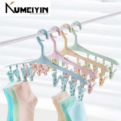 极速8-clip windproof buckle clothes rack multi functioZnal p
