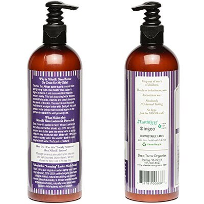 新品Shea Terra Organics Nilotzik Shea Butter Ultra-Rich Lo