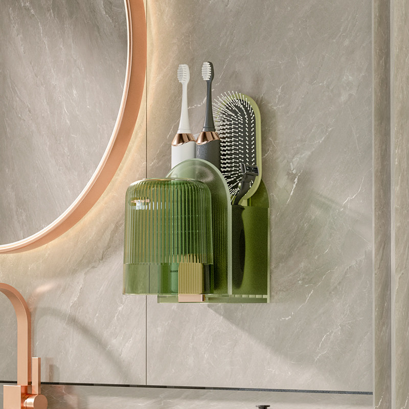 极速牙刷架子置物j架漱口杯子卫生间牙膏牙缸壁挂免打孔牙具家庭,家庭/个人清洁工具,洗漱杯,淘宝优惠券,粉丝福利购,淘宝优惠卷