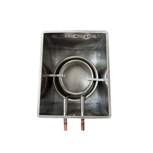 热销定制不锈钢水箱盘管r蒸发器316L换热器水箱内置盘管换热器冷
